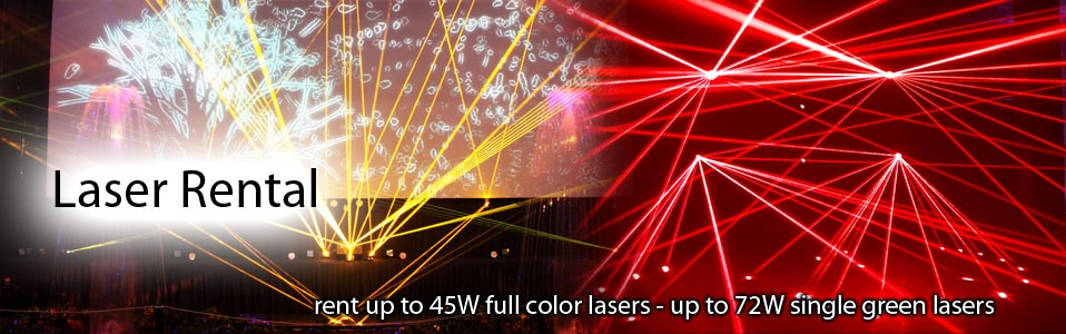 Laserworld laser rental