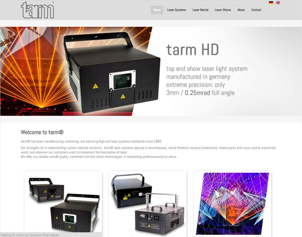 tarm new website