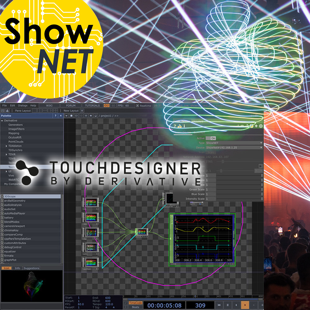 touchdesigner compatible shownet
