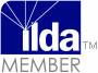 ILDA blue logo with MEMBER 75w