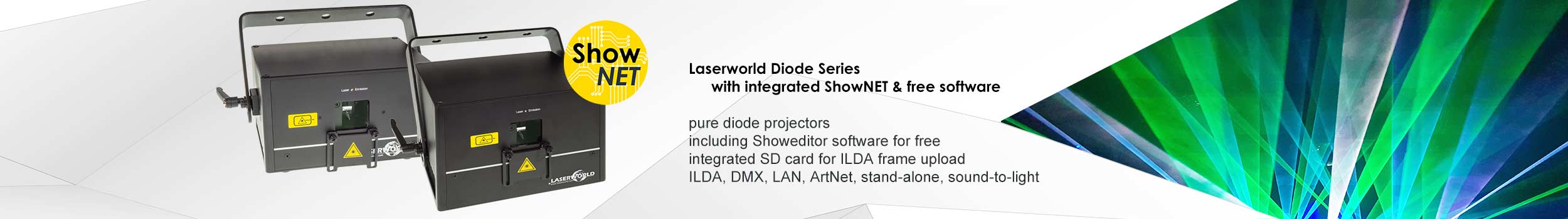 Laserworld Diode Series with ShowNET