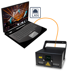 computer control a single laser