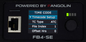 FB4 Timecode Setup