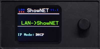 ShowNET Anzeige DHCP aktiv