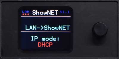 ShowNET display DHCP