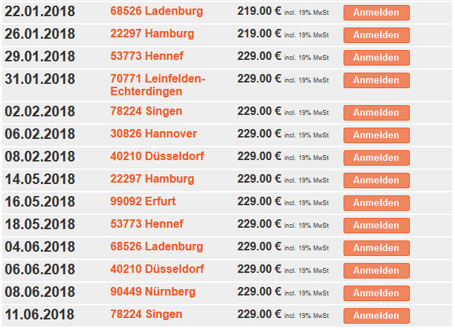 lsb termine 2018