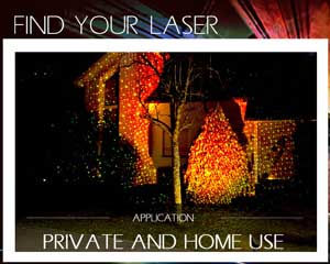 laser for private use party at home