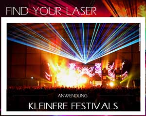 Finde Deinen Laser kleines festival