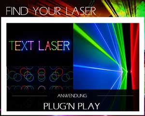 Finde Deinen Laser plug and play laser