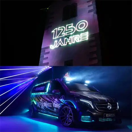 Finde Deinen Laser werbeanwendung werbeprojektion werbung