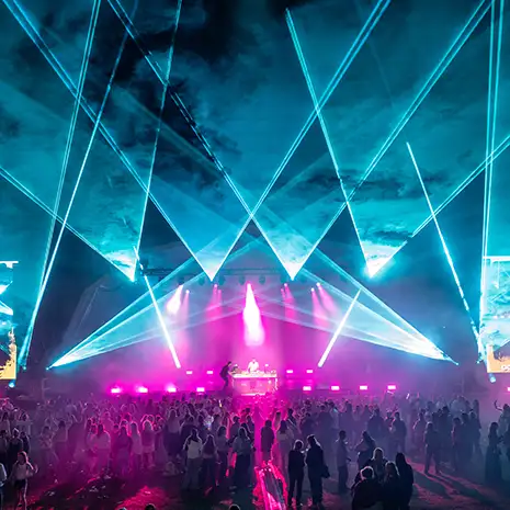 Finde Deinen Laser kleines festival
