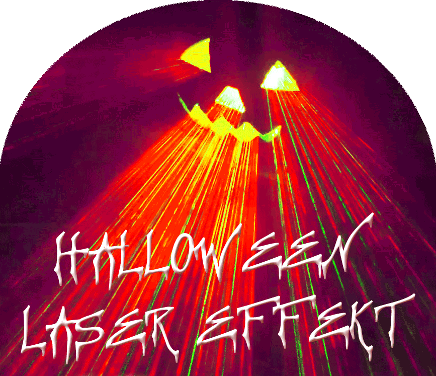 halloween laser effekt