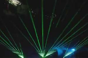 Laser Firework Alton Towers Resort