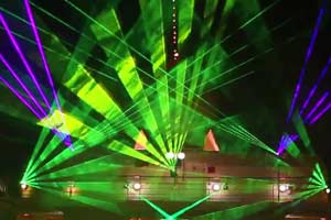 St Tropez Cruise Ship Laser Show