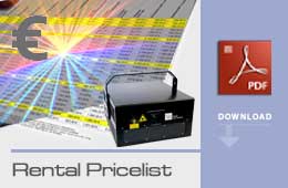 rental pricelist