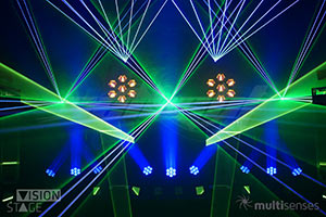 Cellight Show with RTI and tarm show lasers