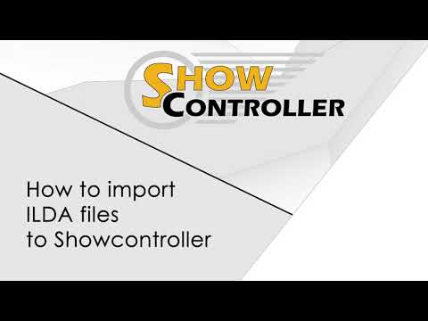 Showcontroller - import ILDA files and ILDA animations