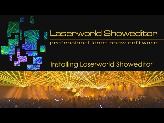 01. Installing the Showeditor software - Showeditor Laser Show Software Tutorial Video