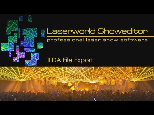 04. ILDA File Export - Showeditor Laser Show Software Tutorial Video