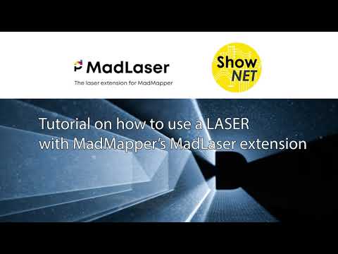 MadLaser with Laser - how to connect a Laser with ShowNET mainboard to MadMapper