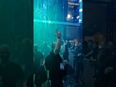 Laserworld stand party at Integrated Systems Europe ISE 2025 in Barcelona - part 1 | Laserworld