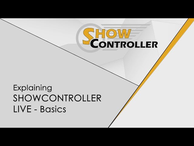 Showcontroller LIVE - Basics - how to use, explained | Laserworld