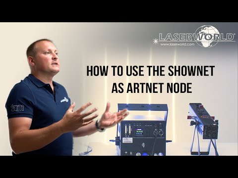 How to use the ShowNET laser mainboard as ArtNET node | Laserworld
