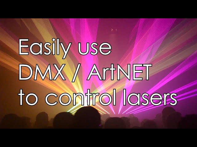 DMX / ArtNET control lasers in a professional way - with ShowNET laser mainboard