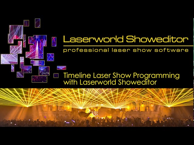 Laser Show Programming on Timeline with Showeditor