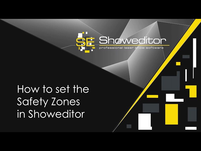 How to set the Safety Zones in Showeditor