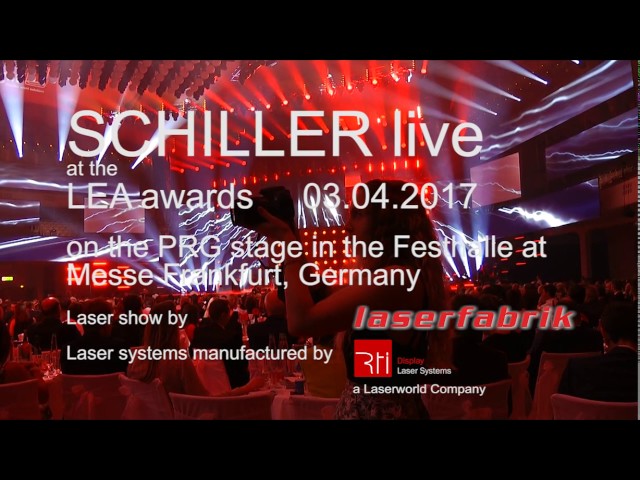 SCHILLER at the PRG LEA Award | Laserworld, laserfabrik