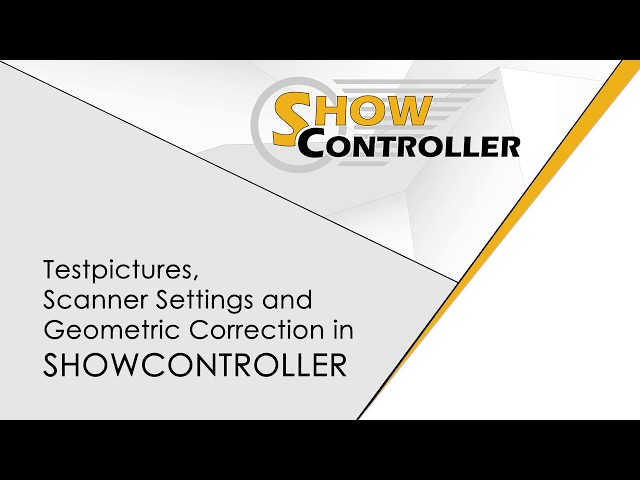 Showcontroller - Testpictures, Scanner Settings, Geometric Correction - explained | Laserworld