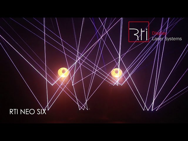 RTI NEO SIX laser array with scanners - pure DMX control | RTI, Laserworld