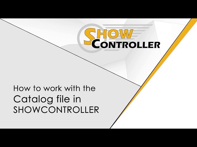 How to work with the Catalog File in Showcontroller - explained | Laserworld