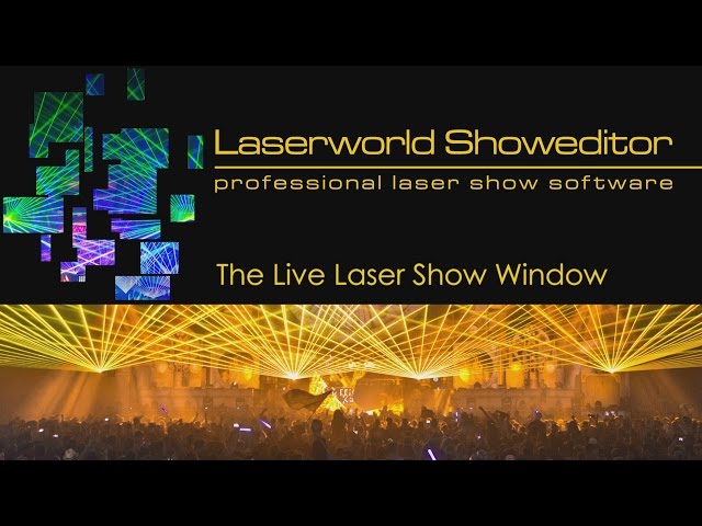 05. Live Laser Show Window - Showeditor Laser Show Software Tutorial Video