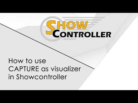 Showcontroller - use CAPTURE as visualizer with Showcontroller laser show software