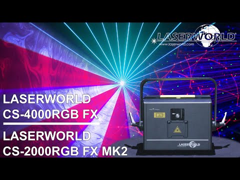 Laserworld CS-2000RGB FX MK2 and Laserworld CS-4000RGB FX product video | Laserworld
