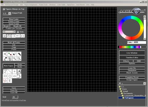Laserworld ShowNET incl. Showeditor laser show software – Beam shot 4