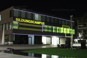 Bildungscampus Heilbronn - opening ceremony video mapping and laser mapping - 4