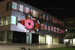 Bildungscampus Heilbronn - opening ceremony video mapping and laser mapping - 7