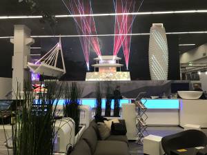 Laser show at the Laserworld stand at Prolight+Sound Frankfurt 2017 - 14