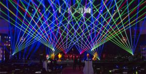 Laser show at the Laserworld stand at Prolight+Sound Frankfurt 2017 - 4