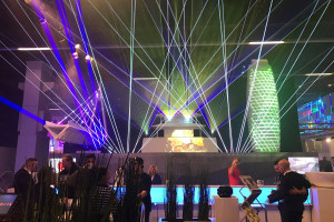 Lasershow auf der Prolight+Sound Frankfurt 2017