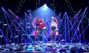 Laser Show im deutschen Fernsehen DSDS - 2