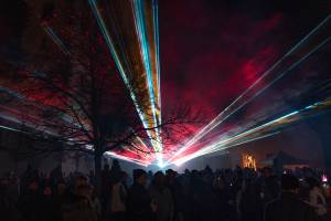 New Year's Eve laser show 2023 / 2024 in Bohlingen - 13