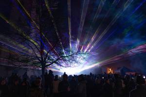 New Year's Eve laser show 2023 / 2024 in Bohlingen - 14