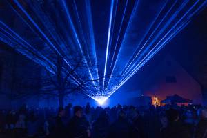 New Year's Eve laser show 2023 / 2024 in Bohlingen - 15