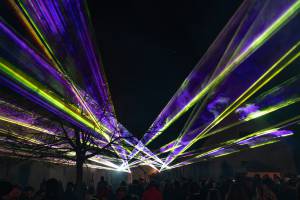 New Year's Eve laser show 2023 / 2024 in Bohlingen - 11