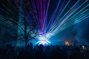 New Year's Eve laser show 2023 / 2024 in Bohlingen - 8