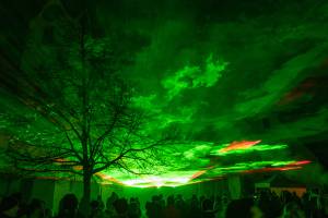 New Year's Eve laser show 2023 / 2024 in Bohlingen - 3